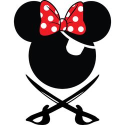 minnie pirate svg, disney family svg, minnie svg, minnie mouse svg, mickey svg, disney svg, mickey face svg, cut file