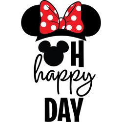 oh happy day svg, disney family svg, minnie logo svg, minnie mouse svg, mickey svg, disney svg, mickey face svg,cut file