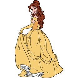 belle svg, beauty and the beast svg, beauty and the beast clipart, disney svg, digital download-2