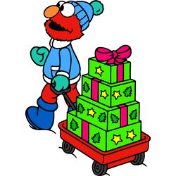 elmo svg, sesame street chrismas svg, sesam street svg, monsters svg, cookie monster svg, disney svg digital download-3