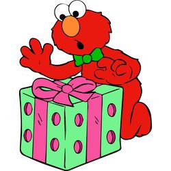 elmo svg, sesame street chrismas svg, sesam street svg, monsters svg, cookie monster svg, disney svg digital download-4