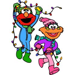 elmo svg, sesame street chrismas svg, sesam street svg, monsters svg, cookie monster svg, disney svg digital download-6