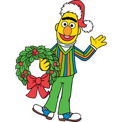 sesame street chrismas svg, sesam street svg, monsters svg, elmo svg, cookie monster svg, disney svg, digital download-3