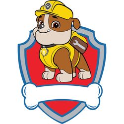 rubble svg, paw patrol svg, paw patrol logo svg, paw patrol svg file, paw patrol svg everest, digital download-6