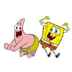spongebob and patrick svg, spongebob svg, spongebob unique designs, sandy cheeks, patrick star svg, instant download-1