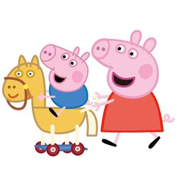 peppa pig svg, peppa pig family svg, peppa pig family clipart, pig svg, peppa svg, digital download-24