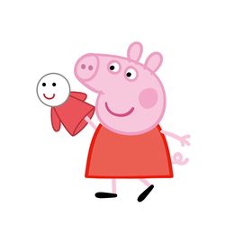 peppa pig svg, peppa pig family svg, peppa pig family clipart, pig svg, peppa svg, digital download-150