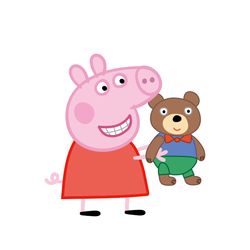 peppa pig svg, peppa pig family svg, peppa pig family clipart, pig svg, peppa svg, digital download-152