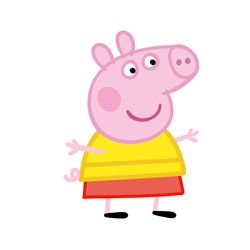 peppa pig svg, peppa pig family svg, peppa pig family clipart, pig svg, peppa svg, digital download-234