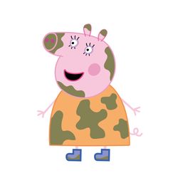 peppa pig svg, peppa pig family svg, peppa pig family clipart, pig svg, peppa svg, digital download-243