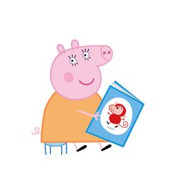 peppa pig svg, peppa pig family svg, peppa pig family clipart, pig svg, peppa svg, digital download-282