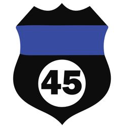 police badge thin blue line svg, police svg, thin blue line svg, blue lives matter, digital download-7