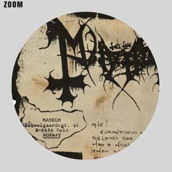 dark legacy: mayhem euronymous handwritten letter poster - authentic memorabilia for true fans