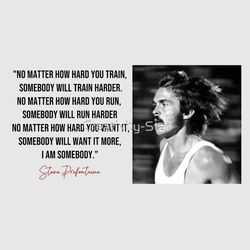 steve prefontaine premium matte vertical poster: inspiring running quotes for athletes