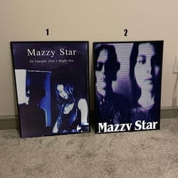 mazzy star vintage poster, so tonight that i might see poster, gift