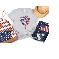 disney 4th of july shirt, mickey ears usa