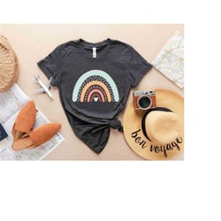 disney rainbow mickey head t-shirt, disney vacation 2024