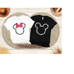 mickey-minnie mouse shirt, disney couple shirt, disney family