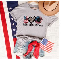 peace love america shirt, 4th of july shirt,