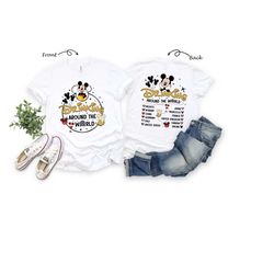 drinking around the world shirt, disney drinking shirt,
