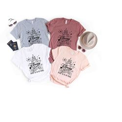 disney because adulting is hard t-shirt, disney castle