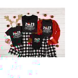 2023 family christmas shirt, matching adult youth xmas