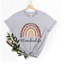 leopard teach love inspire shirt, leopard teacher life