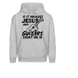 christian hoodie. christian gift. guitar hoodie. guitar gift.