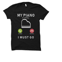 piano lover gift. pianist shirt. keyboard shirt. pianist