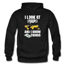 geography hoodie. map hoodie. cartography gift. geographer hoodie.