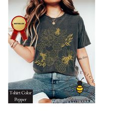 comfort colors bee tshirt, save the bees shirt,