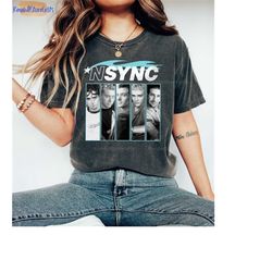 vintage nsync shirt, nsync comfort colors shirt, 90s