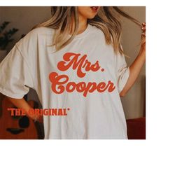 custom comfort colors tee, mrs. bride t-shirt, bridesmaids