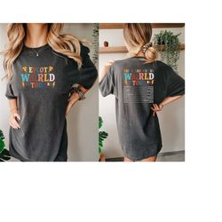 disney epcot world tour 1982 shirt, drink around