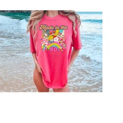 comfort colors cartoon friends nostalgia shirt, friends 80s