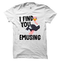 cute emu shirt. cute emu gift. emu pun.