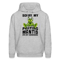 mantis hoodie. mantis gift. praying mantis. praying mantis