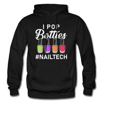 nail tech hoodie. nail art hoodie. nail tech
