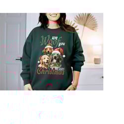 we woof you a marry christmas sweatshirt, xmas