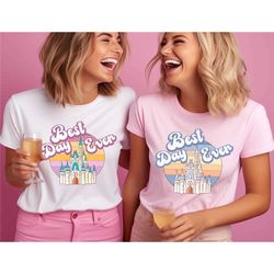 castle best day ever disney shirt , mouse park family trip shirts, retro pastel tee tank top , disneyworld castle mouse
