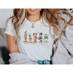 cute mickey and friends nutcrackers christmas t-shirt, disney christmas shirt, disney mickeys christmas party tee, disne
