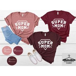 mom tee shirt - best mom ever tee - mimi gigi aunt super mom tshirt - gift for mother - mommy tee shirt - handmade cotto