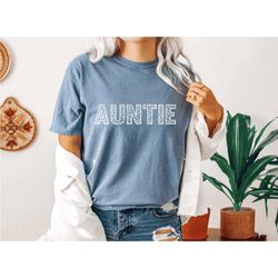 comfort color aunt shirt, auntie shirt, aunt shirt, pregnancy announcement, gift for aunt, pregnancy reveal to aunt, coo