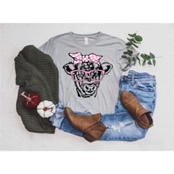 highland cow shirt, western shirt, country shirt, cow t-shirt, farm life, country girl, cowgirl shirt, southern shirt, r