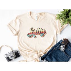 salty t-shirt | retro t-shirt | salty tee | distressed t-shirt | vintage | salty
