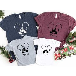 custom disney family vacation shirt, family trip 2023 shirt, personalized family vacation outfit, family vacation 2023 s