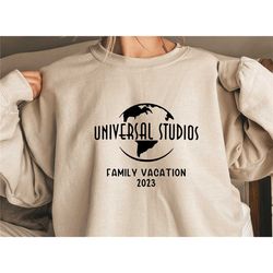 universal studios hoodie,2023 universal studios family trip shirt, universal studios family tee, family trip matching te