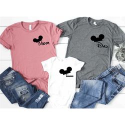 custom mickey mouse shirt, mickey shirt, disney trip shirt, retro disney family shirt,birthday shirt, disney family tee