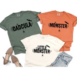 momster and dadcula matching halloween shirts, dadcula shirt,couples halloween shirts, momster shirt,  mom halloween shi