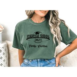 comfort colors universal studios  shirt,universal studios 2023 family vacation shirt, disney shirts,disney family shirt,